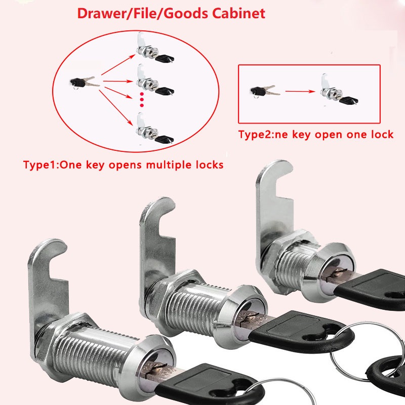 Office Furniture Outlet - Dosya/Mal/Çekmece Dolap Kilitleri 2 Tuşlu Kilit