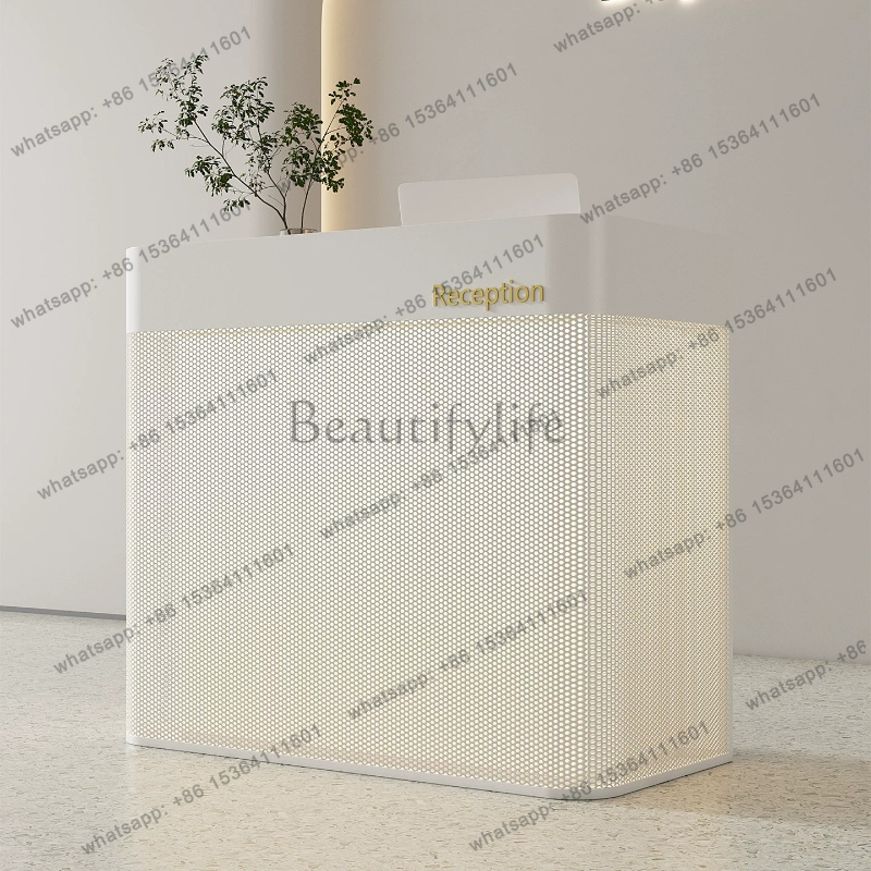 Office Furniture Store - YJ Business Bej Resepsiyon Masaları Salon