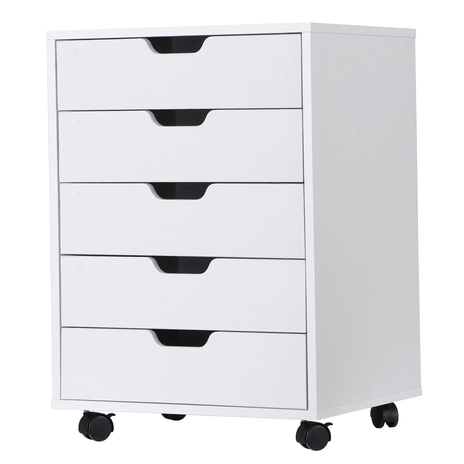 Office Furniture Modern - 5 Çekmeceli Şifonyer Modern Ahşap Çekmeceli