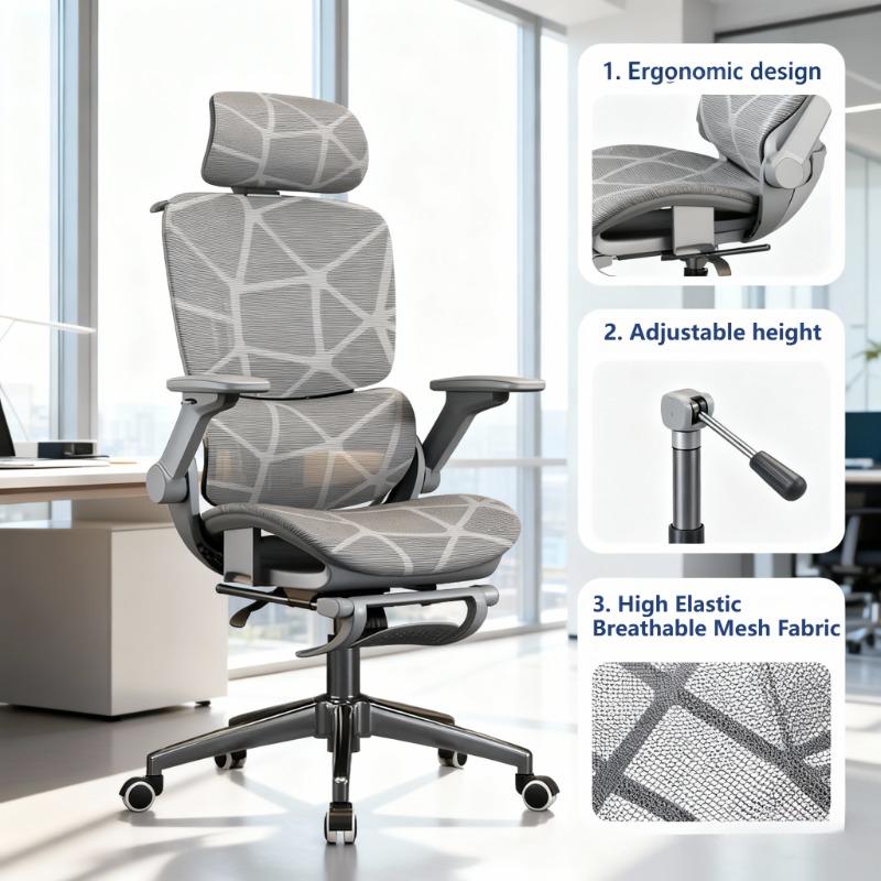 Office Furniture Zone - Air Titan Tam Fileli Ofis Bilgisayar