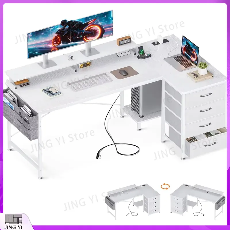 L Şekilli Bilgisayar Masası 16 - Office Furniture Outlet incelemesi ve fiyatı