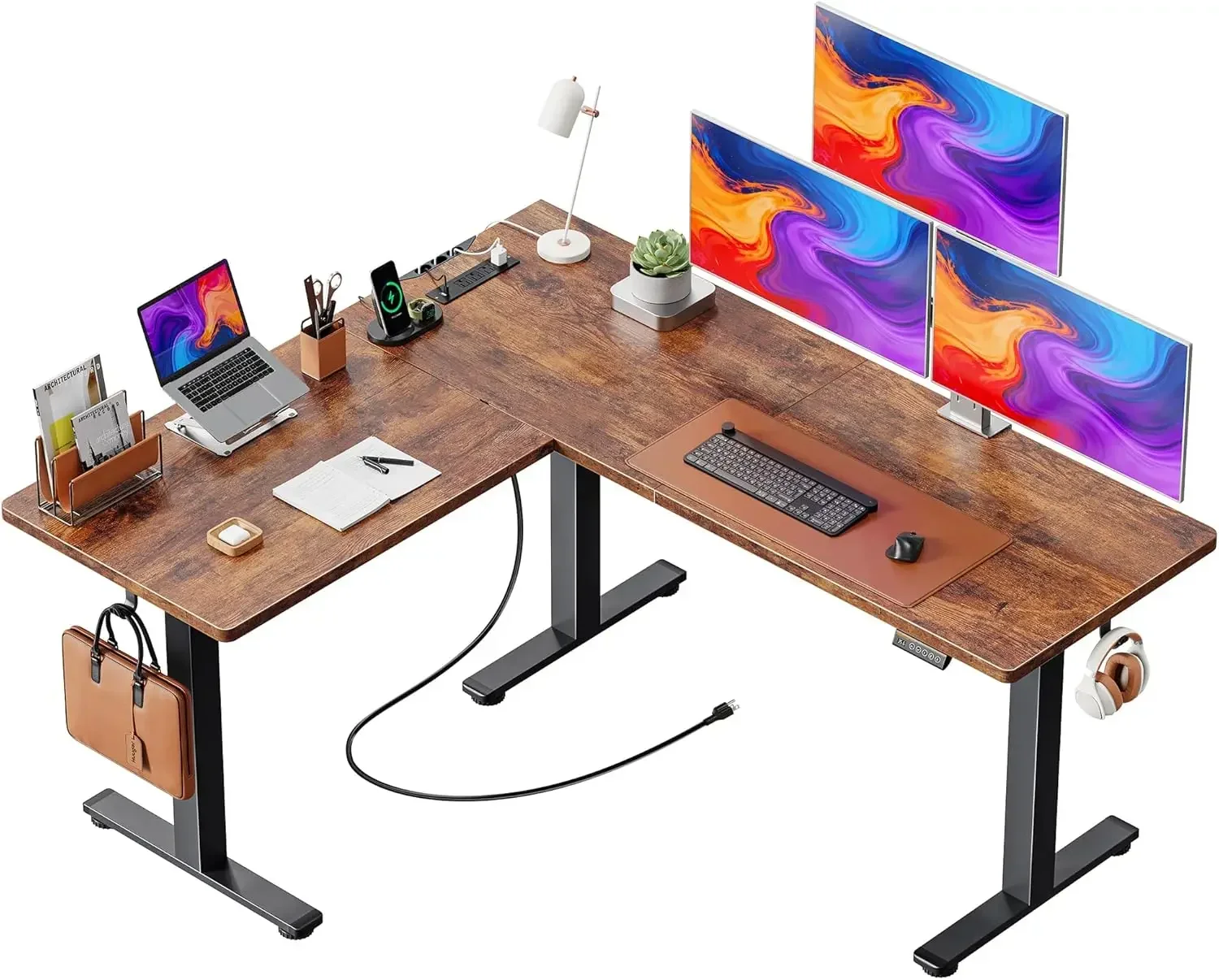 L Şeklinde Elektrik Çıkışlı Ay - Office Furniture Outlet incelemesi ve fiyatı