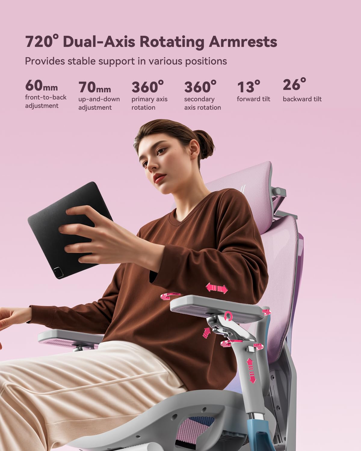 AutoFull G7 360 °   Kolçaklar  - Office Furniture Zone incelemesi ve fiyatı