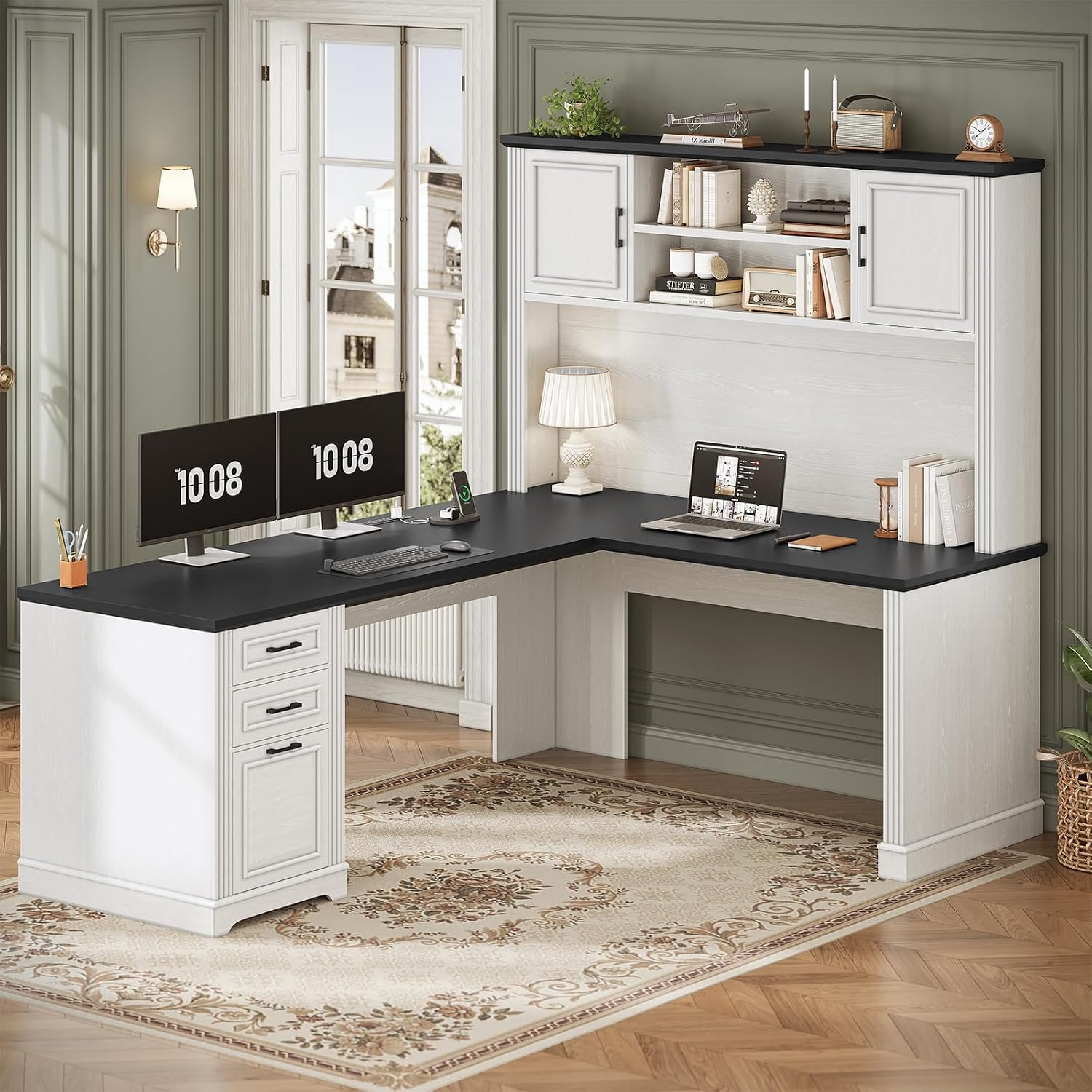 L Şeklinde, Üst Raflı ve 3 Çek - Office Furniture Outlet incelemesi ve fiyatı