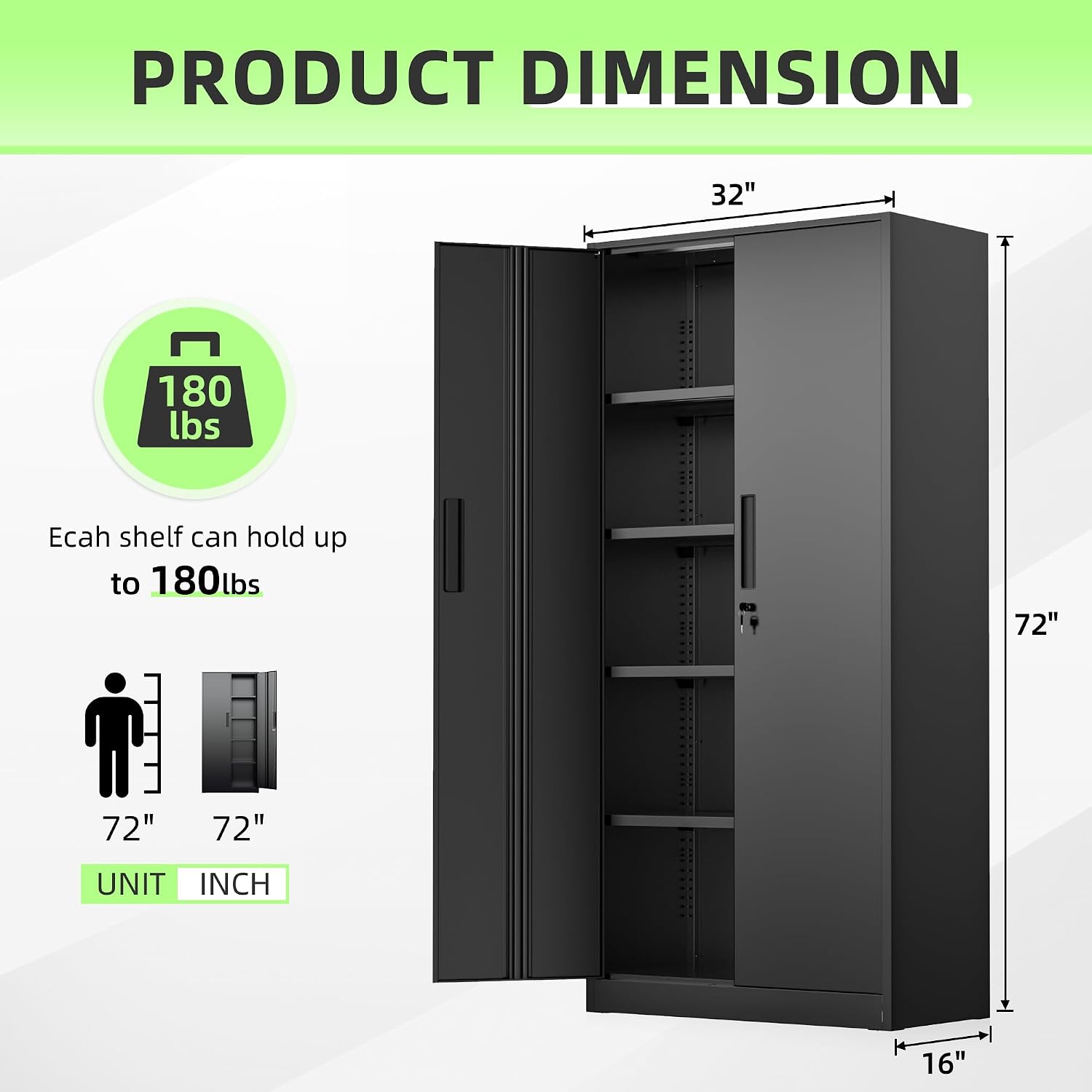 Uzun Metal Depolama Dolabı Düz - Office Furniture Modern incelemesi ve fiyatı