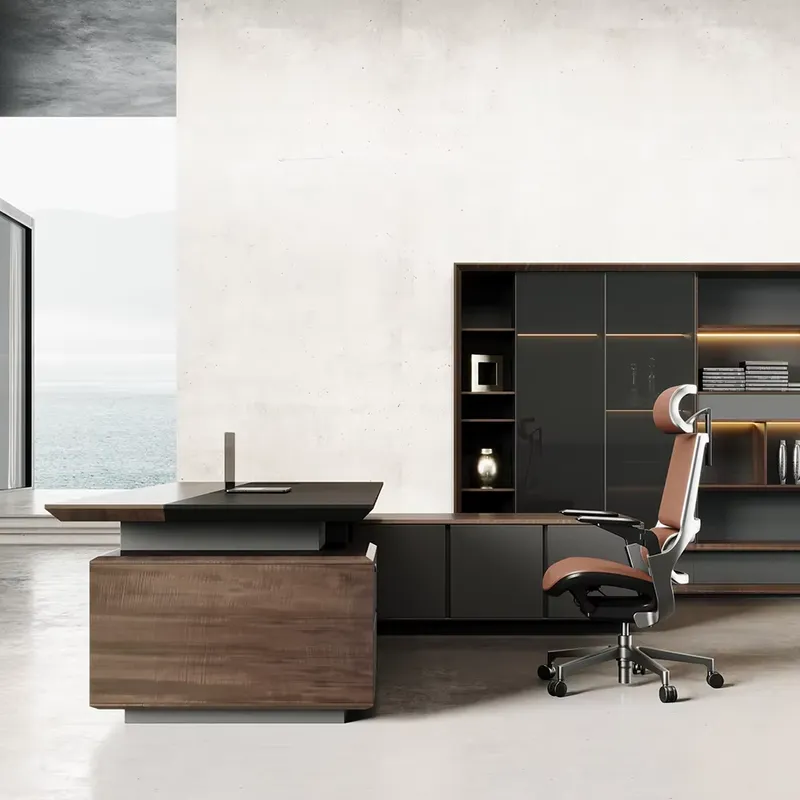 Lüks Yönetici Masası Masif Ahş - Office Furniture Modern incelemesi ve fiyatı