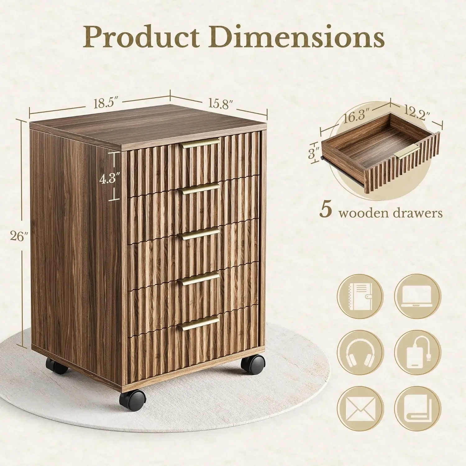 5 Çekmeceli Dolap, Masa Altı D - Office Furniture Filing Cabinets incelemesi ve fiyatı