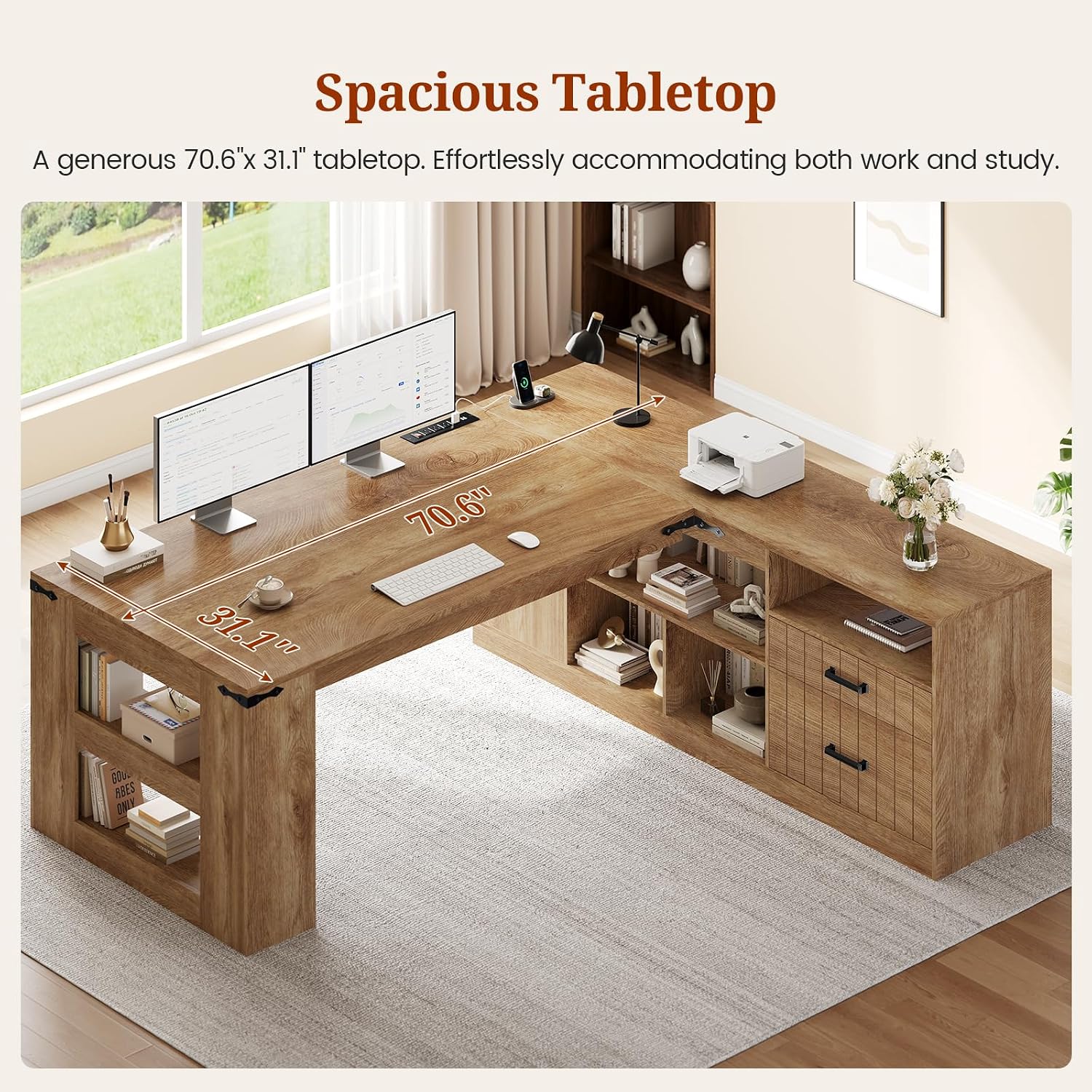 71 inç Çekmeceli ve Elektrik Ç - Office Furniture Outlet incelemesi ve fiyatı
